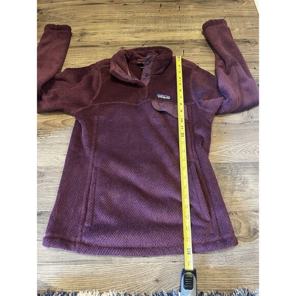 Patagonia Snap Fleece Pullover Burgundy Women's small - Picture 9 of 14